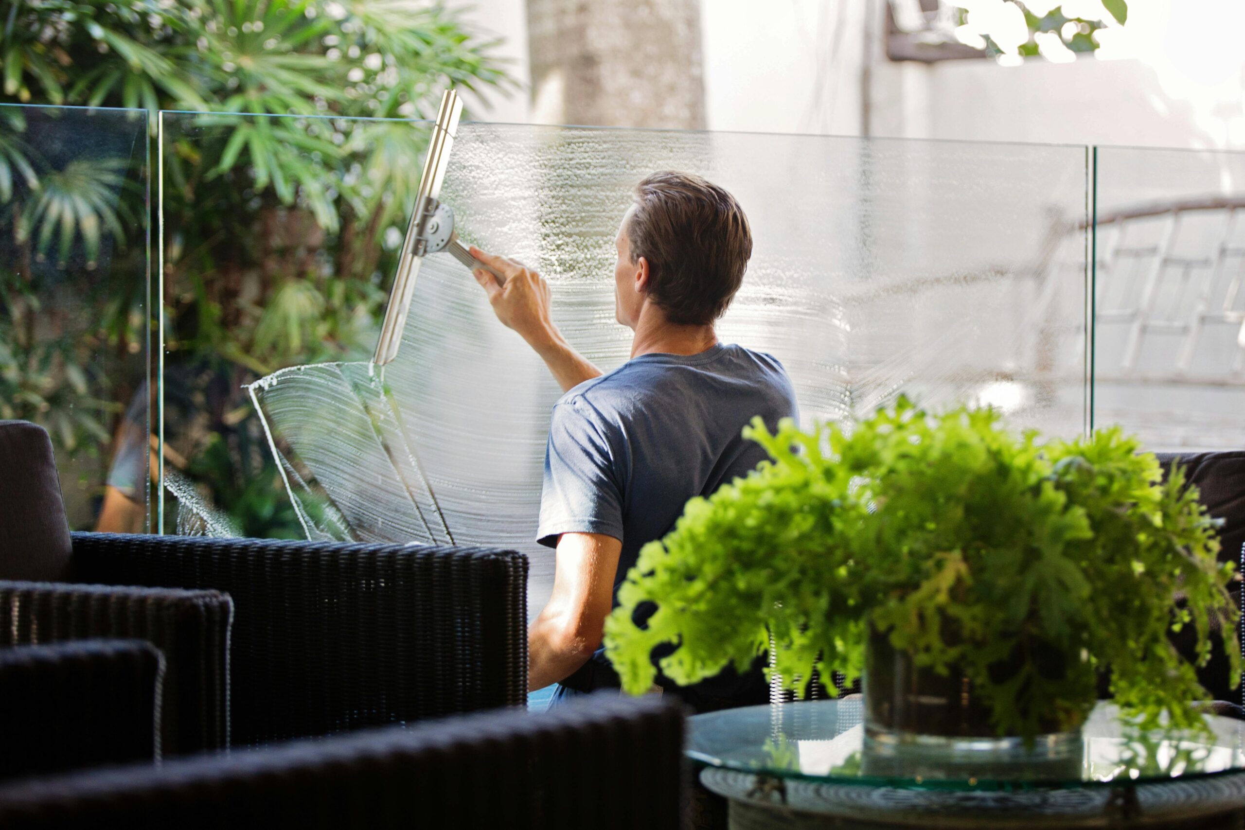 deep home clean of residential home clean property